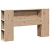 vidaXL Letto Libreria senza Materasso 120x190cm Legno Massello di Pino