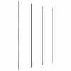 vidaXL Divisorio a 3 Pannelli bianco 150x220 cm in Tessuto