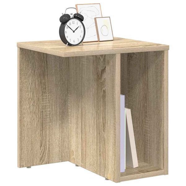 vidaXL Tavolino Rovere Sonoma 37 x 32 x 40 cm Legno multistrato