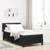 vidaXL Letto a molle con materasso Nero 190 x 90 cm Velluto
