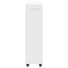 vidaXL Mobile con Ruote Bianco 60x22x79 cm in Legno Multistrato