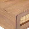 vidaXL Tavolino da Salotto 100x60x40cm in Legno Massello di Mango