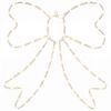 vidaXL Fiocco di Natale luminoso LED LOVIISA 70 LED Bianco caldo