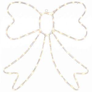 vidaXL Fiocco di Natale luminoso LED LOVIISA 70 LED Bianco caldo