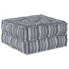 vidaXL Unit&agrave; di Divano Modulare Tessuto Stampa Grigia 70 x 70 x 36 cm