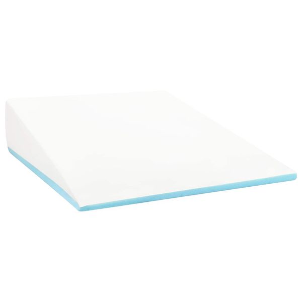 vidaXL Cuscino a Wedge Tinta unita Bianco 69 x 64 x 19 cm