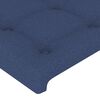 vidaXL Testiere 2 pz Blu 72x5x78/88 cm in Tessuto