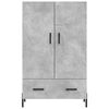 vidaXL Credenza Grigio Cemento 69,5x31x115 cm in Legno Multistrato