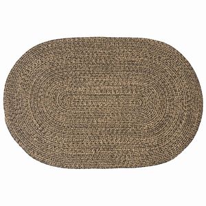 vidaXL Tappeti per area Nero 100 x 152 cm Juta