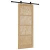 vidaXL Porta scorrevole ORKDAL Naturale 83 x 211 cm
