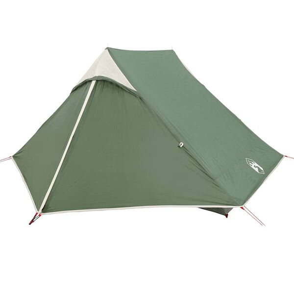 vidaXL Tenda da Campeggio per 2 Persone Verde Impermeabile
