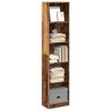 vidaXL Libreria Legno Antico 40x24x176 cm in Legno Multistrato