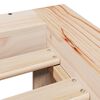 vidaXL Giroletto senza Materasso 100x200 cm in Legno Massello di Pino