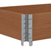 vidaXL Poggiapiedi da Giardino Marrone 150x50cm Legno Massello di Pino