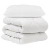 vidaXL Set di Piumoni con cuscino 2 pz Bianco Microfibra