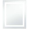 vidaXL Specchio LED da Bagno con Sensore Tattile 60x80 cm