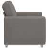 vidaXL Divano Sedia Grigio Chiaro 100x77x82 cm Tessuto di Velluto a Coste