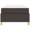 vidaXL Struttura del letto Marrone Scuro 90 x 200 cm Tessuto
