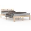 vidaXL Giroletto in Legno Massello 120x190 cm Small Double