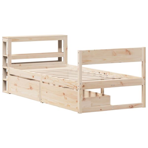 vidaXL Letto senza Materasso 90x190 cm in Legno Massello di Pino