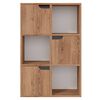 vidaXL Libreria Rovere Marrone 60x27,5x88 cm in Legno Multistrato