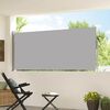 vidaXL Tenda da Sole Laterale Retrattile 120 x 300 cm Grigia