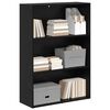 vidaXL Libreria Rovere Nero 60 x 30 x 76.5 cm Legno multistrato