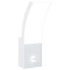 vidaXL Applique con LED e Sensore Bianca in Alluminio Pressofuso