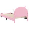 vidaXL Struttura letto bambini con testata Rosa 80 x 200 cm PU