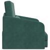 vidaXL Divano letto Verde Scuro 65 x 80 x 83 cm Velluto