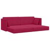 vidaXL Divano-letto da pavimento 200cm Rosso Vino Velluto