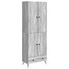 vidaXL Set di armadi 2 pcs Sonoma grigio Legno ingegnerizzato