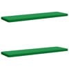 vidaXL Cuscini per Panchina a 2 Pezzi VUGHT 2 pz 100% Poliestere Verde