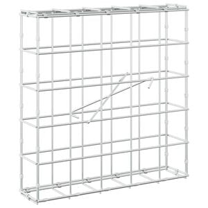 vidaXL Gabione con Filo da 3,5 mm e Rete da 10x10 cm 50x100x50 cm