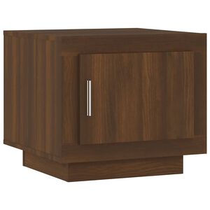 vidaXL Tavolino da Salotto Rovere Marrone 51x50x45cm Legno Multistrato