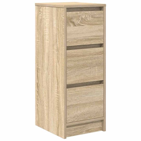 vidaXL Credenza Rovere Sonoma 29,5x34x76 cm in Legno Multistrato