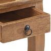 vidaXL Comodino 28x28x46 cm in Legno Massello di Mango