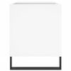 vidaXL Mobile Porta Dischi Bianco 85x38x48 cm in Legno Multistrato