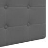 vidaXL Testata appesa Grigio scuro 170 x 55 x 5 cm Tessuto