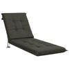 vidaXL Cuscino per Lettino GEMERT 100% Poliestere Antracite