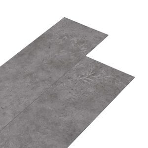 vidaXL Tavole per Pavimenti Grigio Cemento 5,02 m&sup2; 36 pz PVC