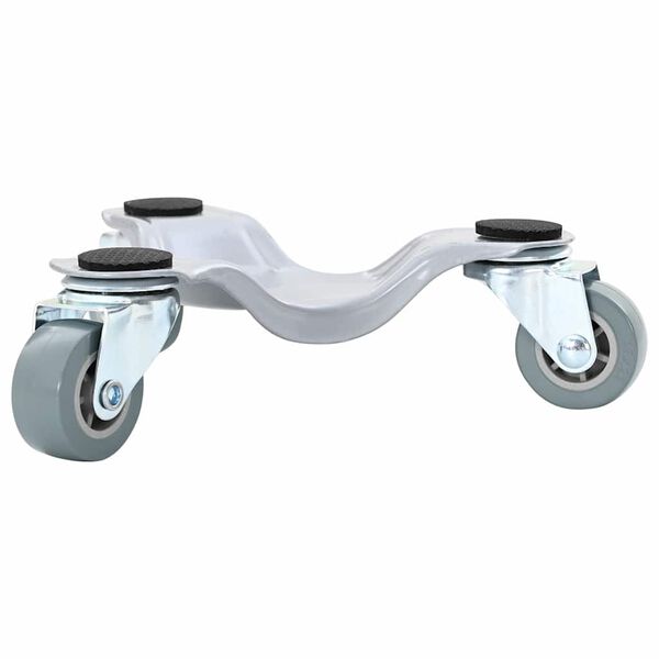 vidaXL Ruote per mobili 4 pz 16x14,5x5,5 cm Acciaio 180 kg