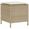 vidaXL Set Divano da Giardino 6 pz con Cuscini Beige in Polyrattan