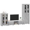 vidaXL Set mobile TV con cassetto Grigio Sonoma Legno multistrato