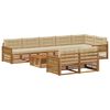 vidaXL Set di divani da esterno 9 pz
