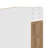 vidaXL Struttura del letto Rovere Artigianale 135 x 190 cm