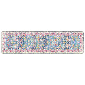 vidaXL Tappeto Lavabile Multicolore 80x300 cm Antiscivolo