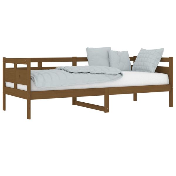 vidaXL Dormeuse Ambra in Legno Massello di Pino 80x200 cm