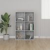 vidaXL Libreria/Credenza Grigio Cemento 66x30x98 cm Legno Multistrato