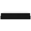 vidaXL Struttura letto con materasso con materasso 2 pcs Nero Tessuto